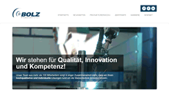 Desktop Screenshot of bolz-gmbh.de